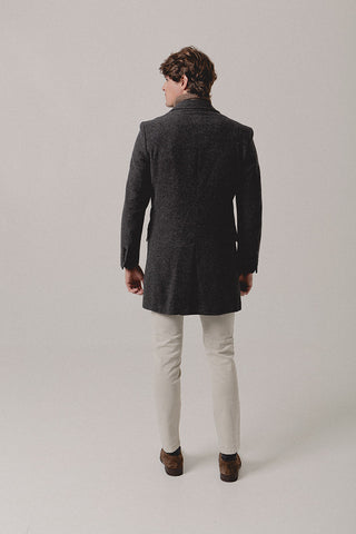 Gray Cloth Coat - Sohhan