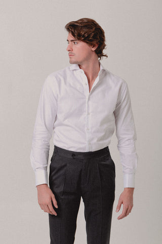 White Double Cuff Shirt - Sohhan