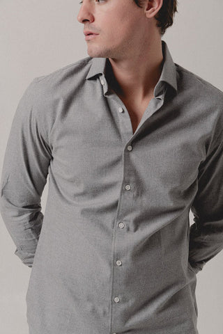 Gray Flannel Shirt - Sohhan