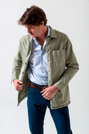 Sport Jacket limited edition light green washed out - Sohhan