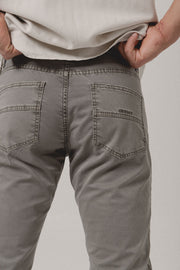 5-pocket pants gray-green - Sohhan
