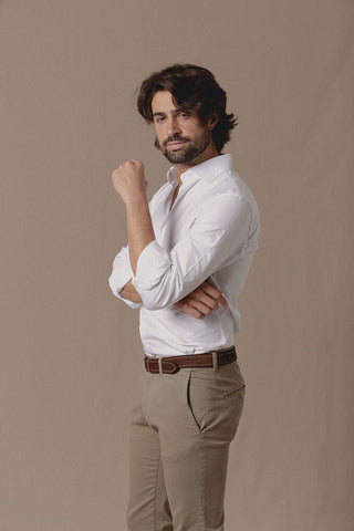 Camisa Oxford Classic Blanca - Sohhan