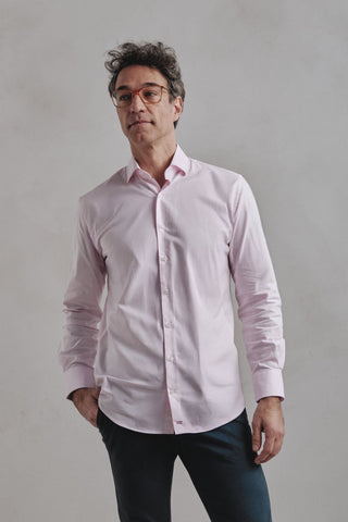 Camisa Oxford Classic Rosa - Sohhan