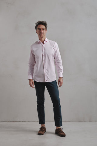 Camisa Oxford Classic Rosa - Sohhan