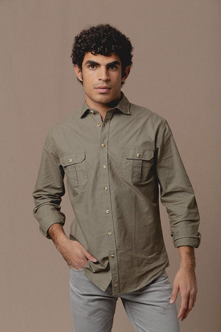 Camisa Sahara Luke Verde Bogotá - Sohhan