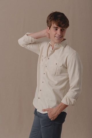 Camisa Vaquera Sahara Dakota Crudo - Sohhan