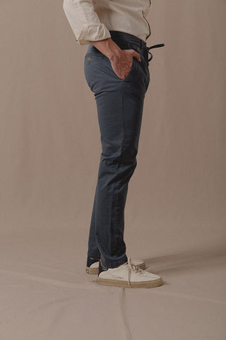 Pantalón Chino Paul Azul Grisáceo - Sohhan