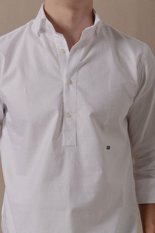 Polera Oxford Classic Blanco - Sohhan