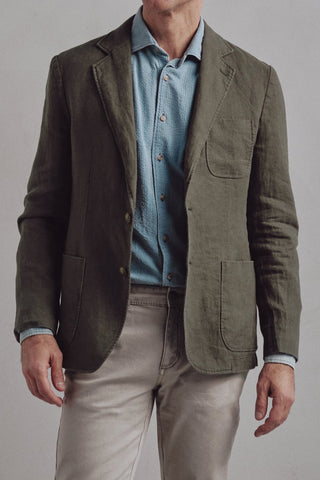 The Royal Linen Blazer HH Green - Sohhan