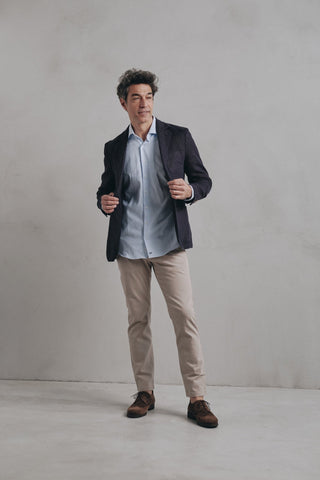 The Royal Linen Blazer HH Navy - Sohhan