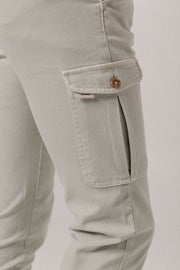 Pantalón cargo gris estructura - Sohhan