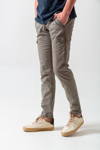 Pantalón Cargo Gris Verdoso - Sohhan